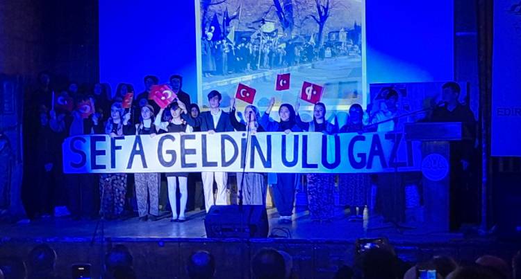 ATATÜRK'ÜN EDİRNE'YE GELİŞİNİN 93. YILDÖNÜMÜ KUTLANDI